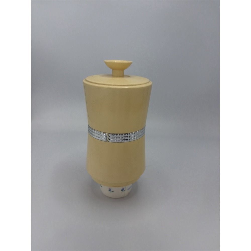 VTG Dixie Cup‎ Holder Dispenser W/O Bracket Beige/Almond Plastic 1970s - Picture 9 of 13